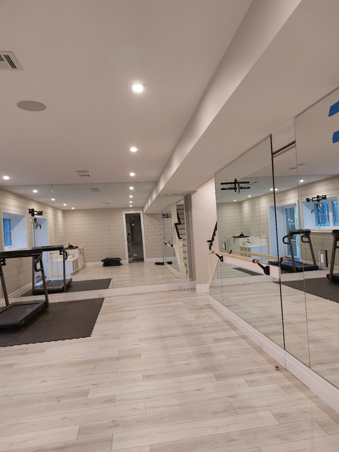 Finished home gym